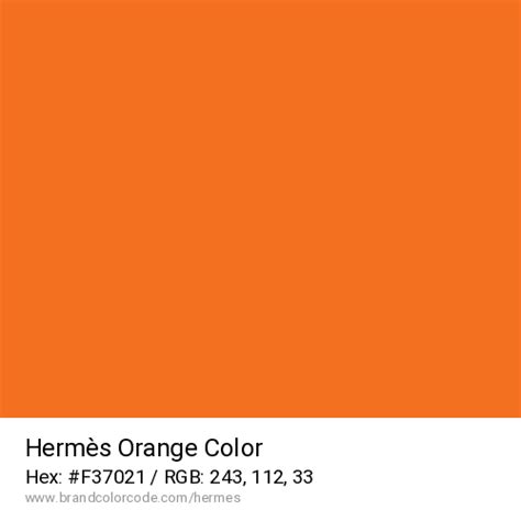 hermes orange colors.